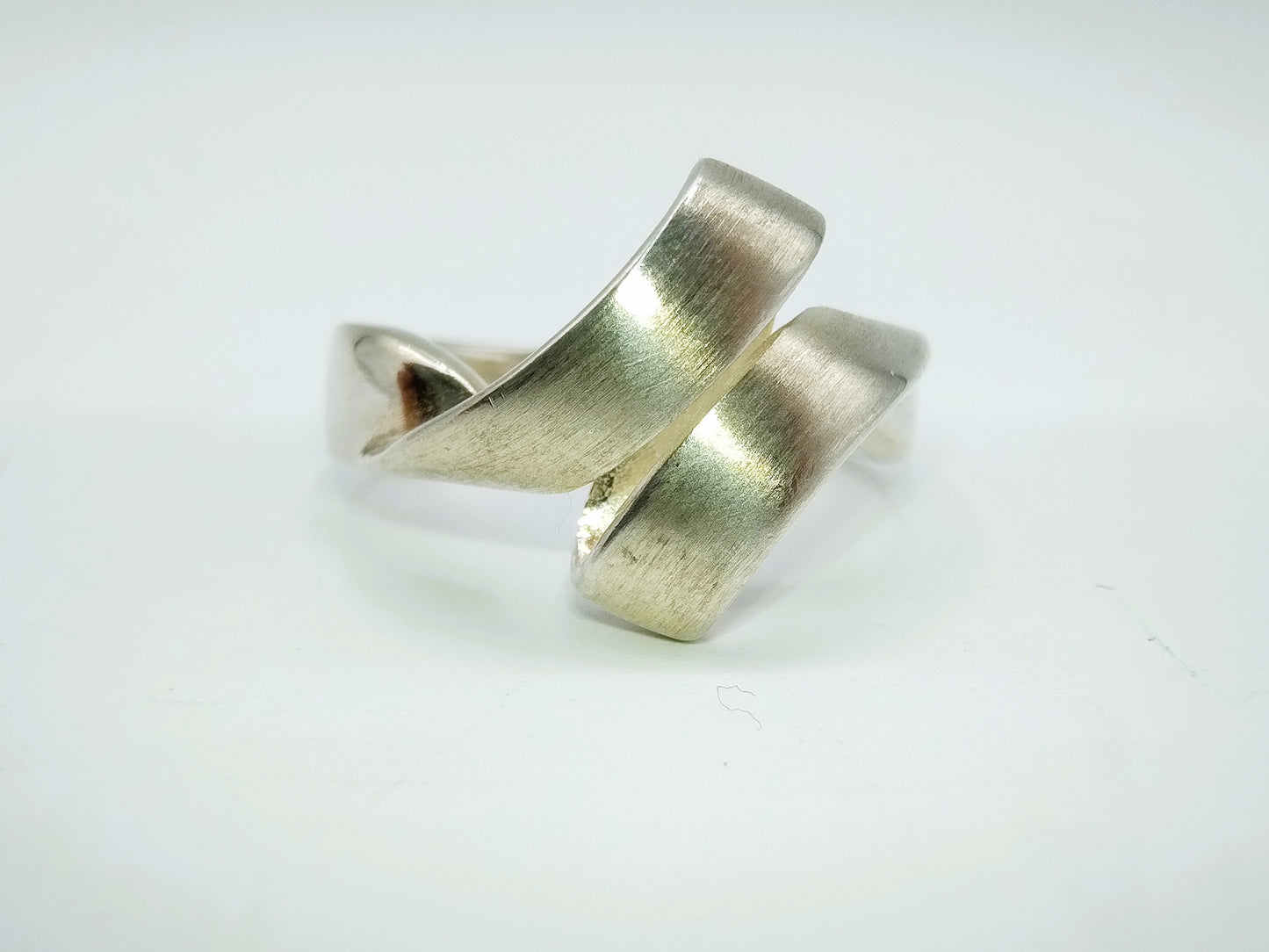 Zilveren designring, 18 mm