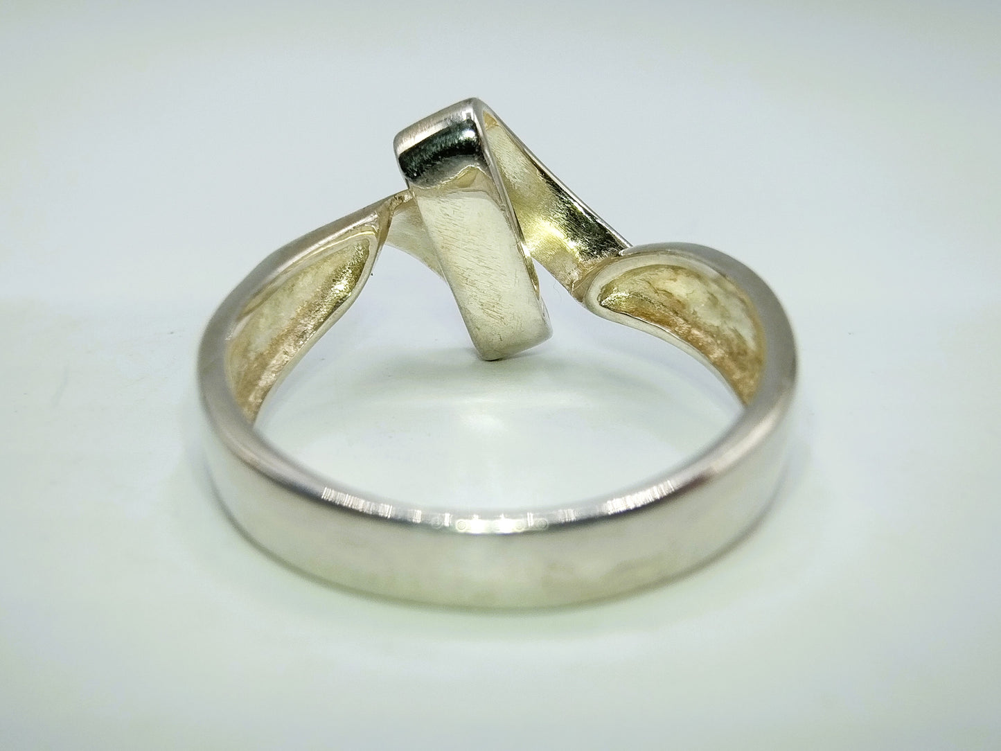 Zilveren designring, 18 mm