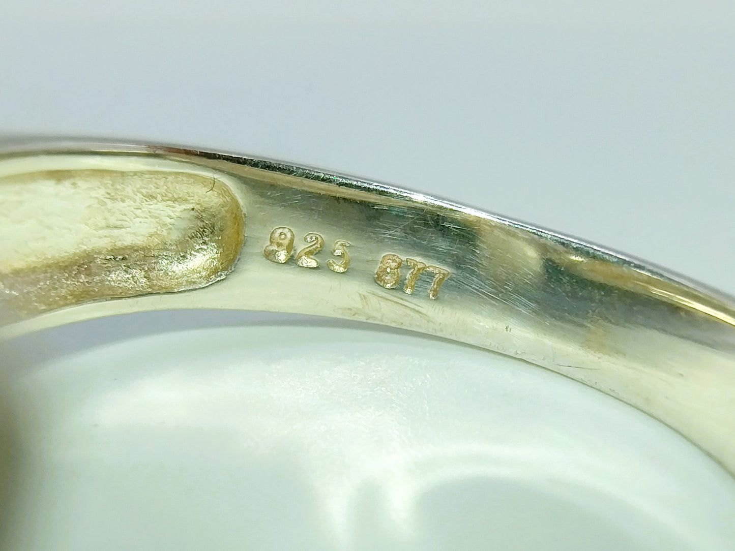 Zilveren designring, 18 mm