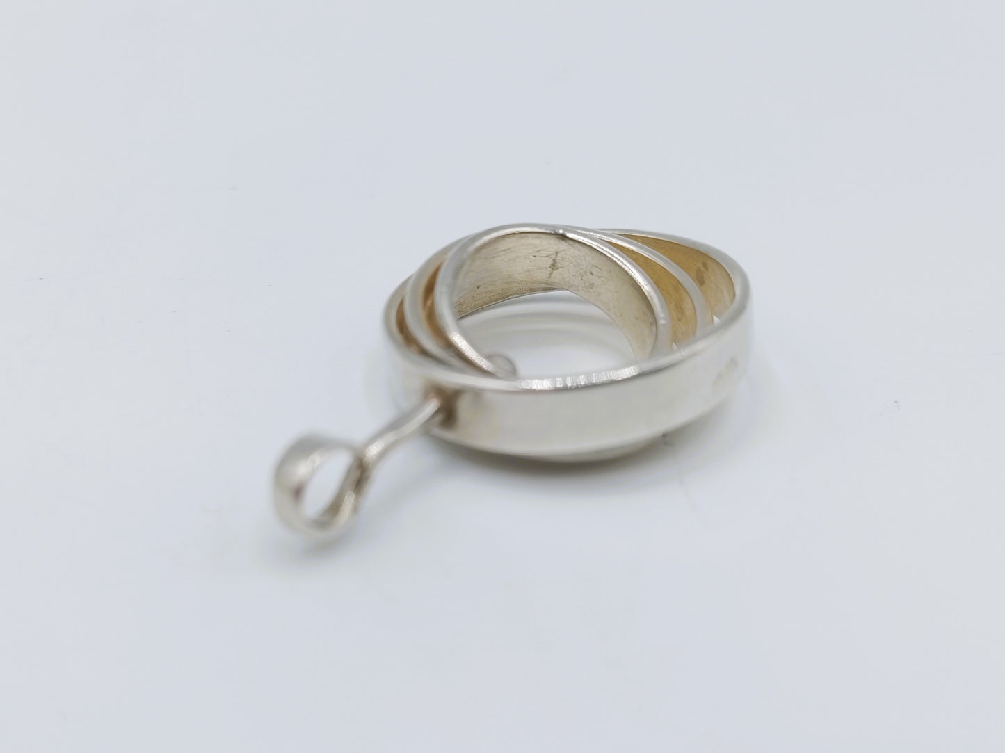 Zilveren designhanger