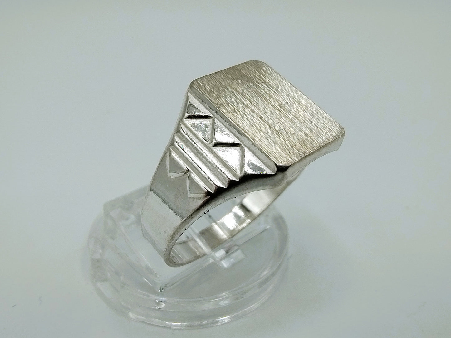 Silberner Herren-Siegelring, 22 mm