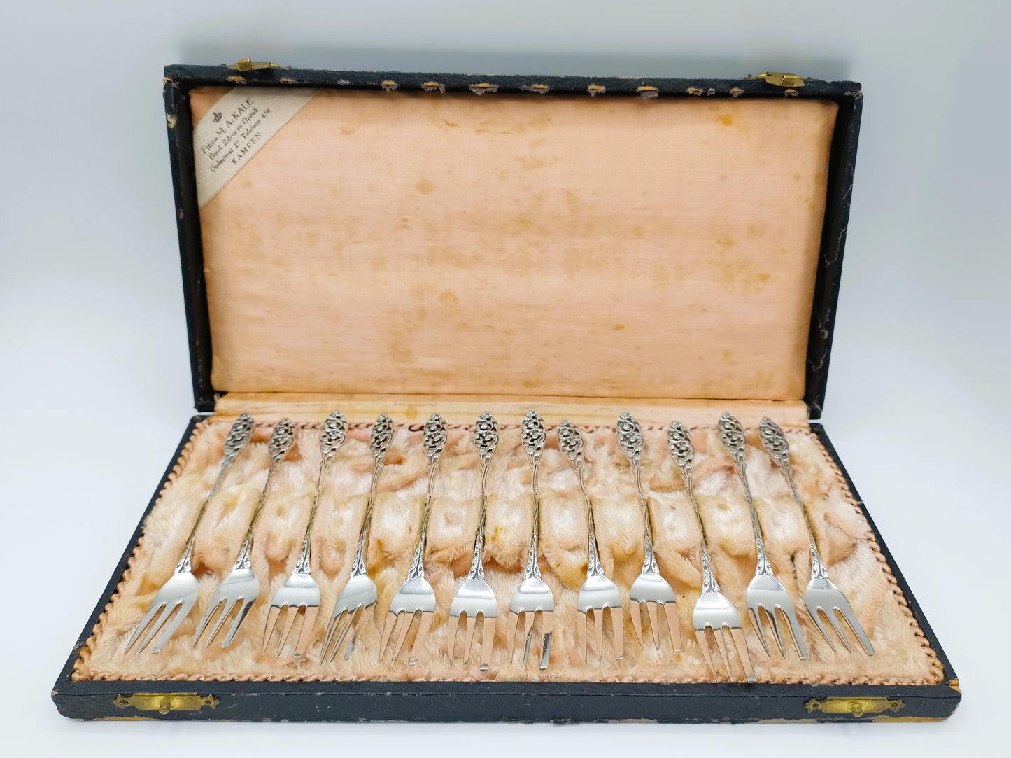 12-Delige vorkenset in luxe cassette, Fa. Bijkamp & Co, Steenwijk