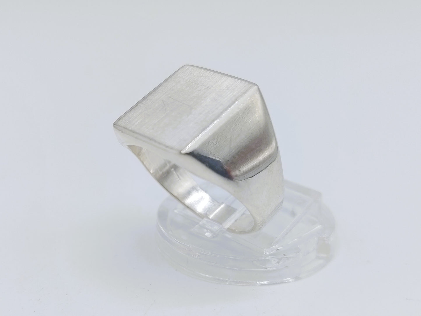 Silberner Herren-Siegelring, 21 mm