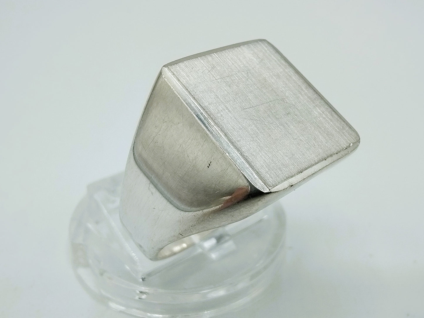 Silberner Herren-Siegelring, 21 mm