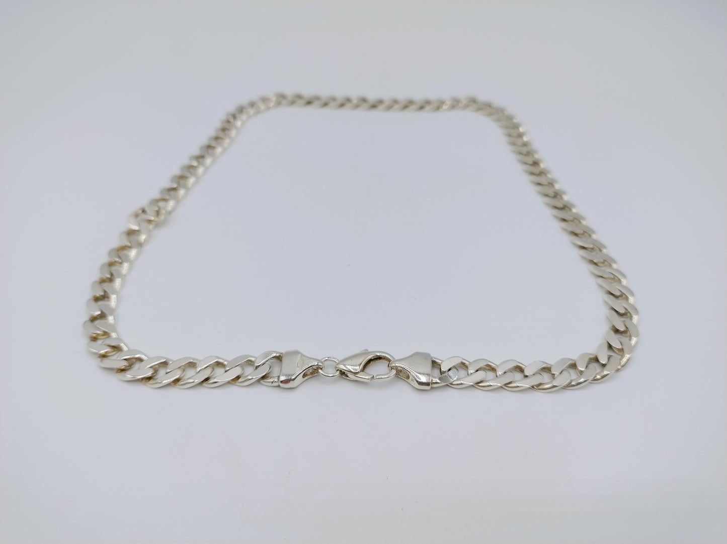 Zilveren herenketting, 45,5 cm