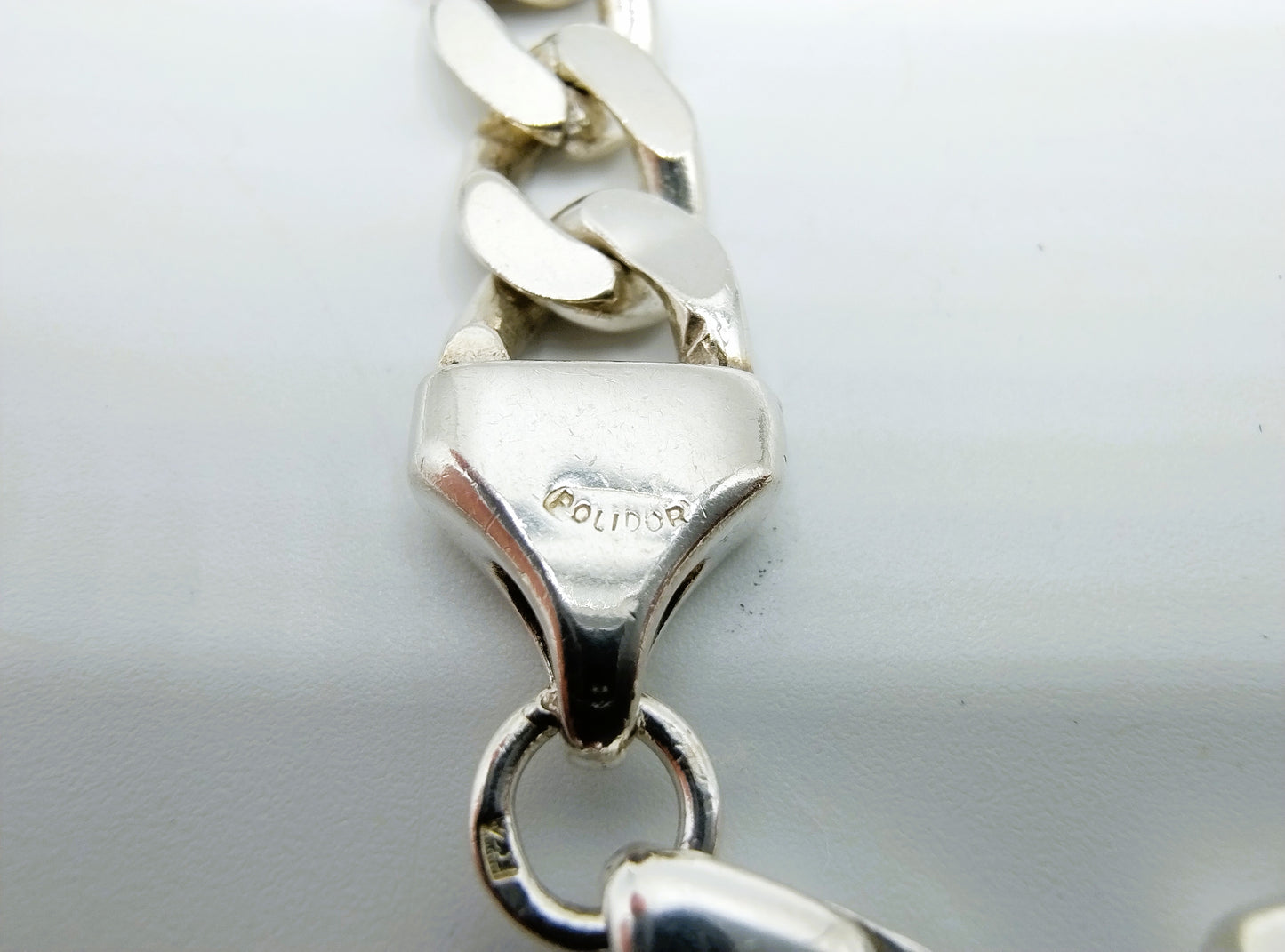 Zilveren herenketting, 45,5 cm