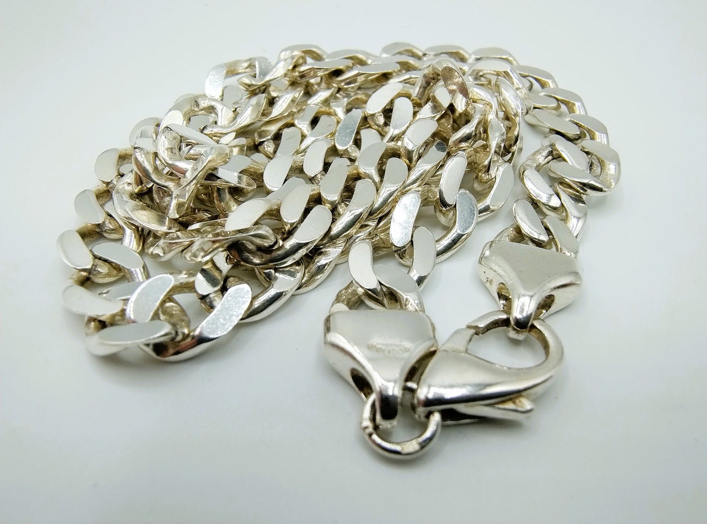 Zilveren herenketting, 45,5 cm
