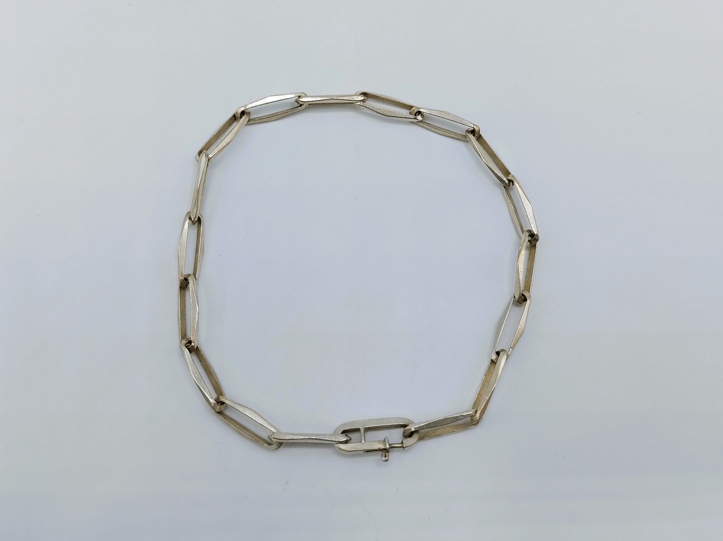 Zilveren 'close forever' armband, 20,5 cm
