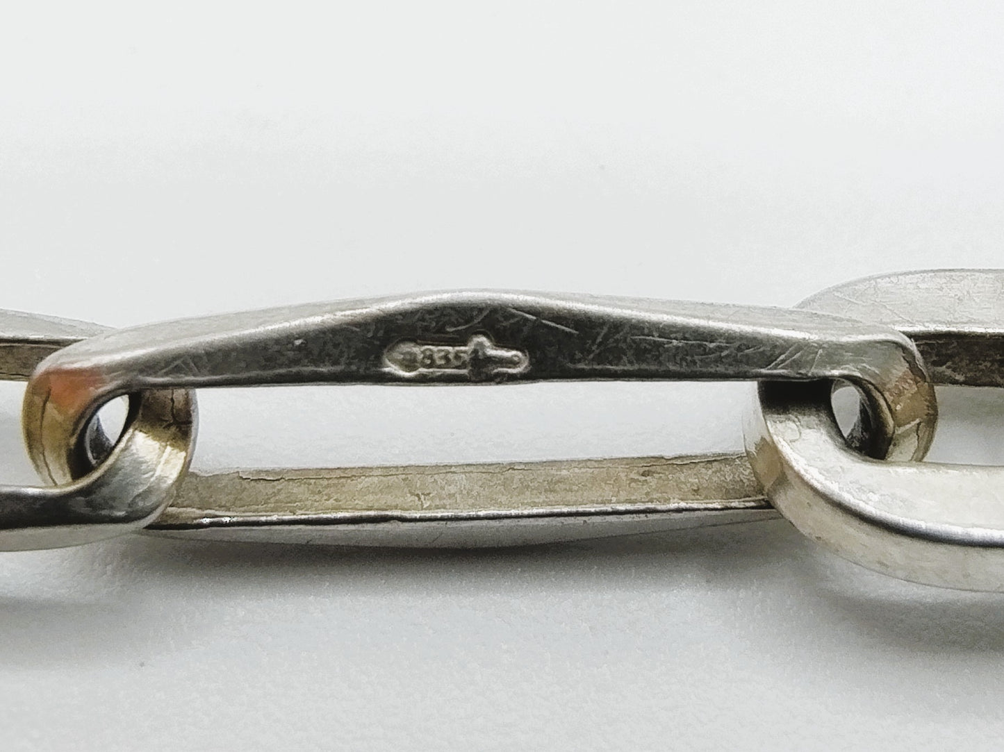 Zilveren 'close forever' armband, 20,5 cm