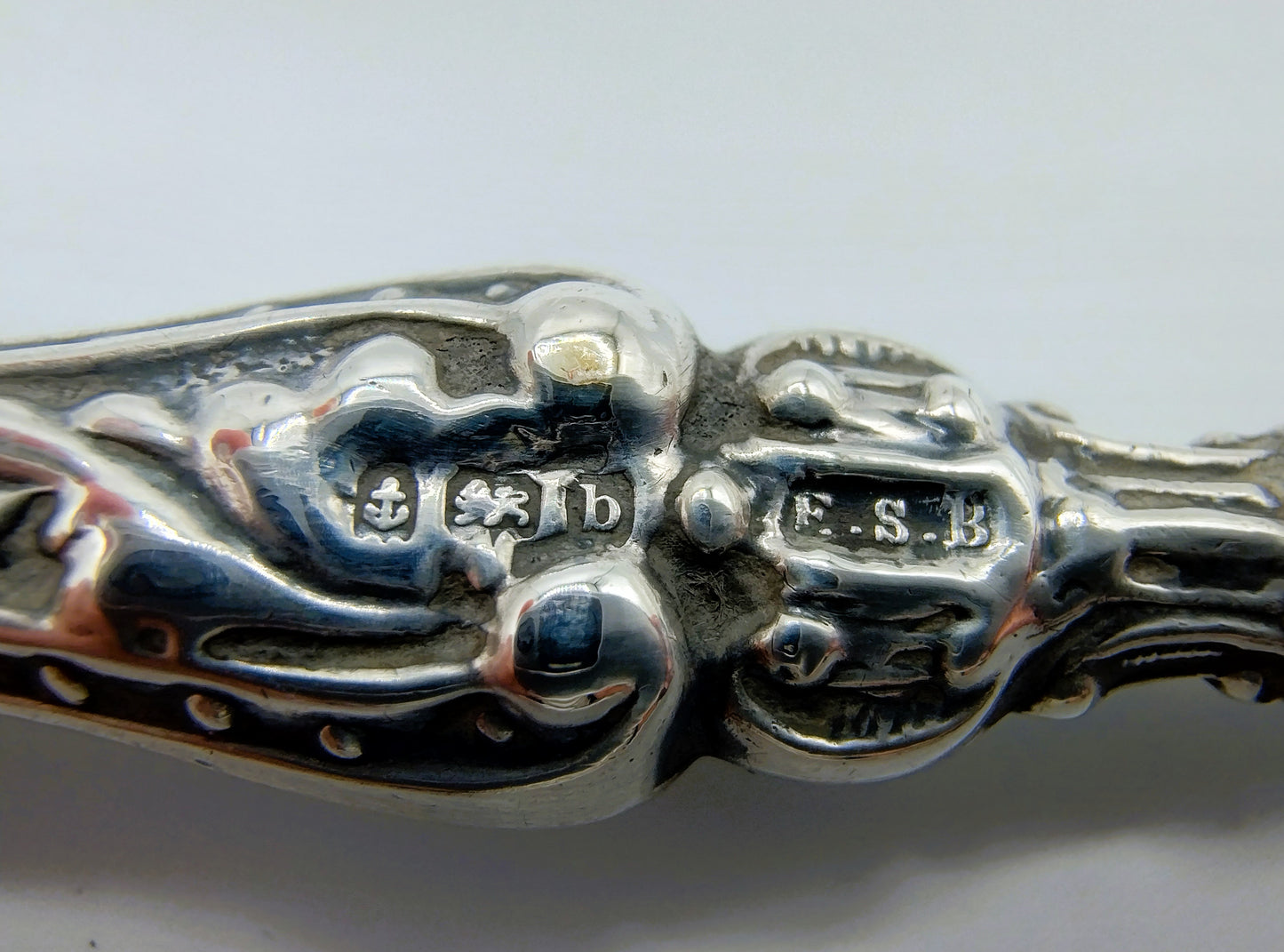 Nagelvijl met zilveren heft, E.S. Barnsley & Co, Birmingham, 1901