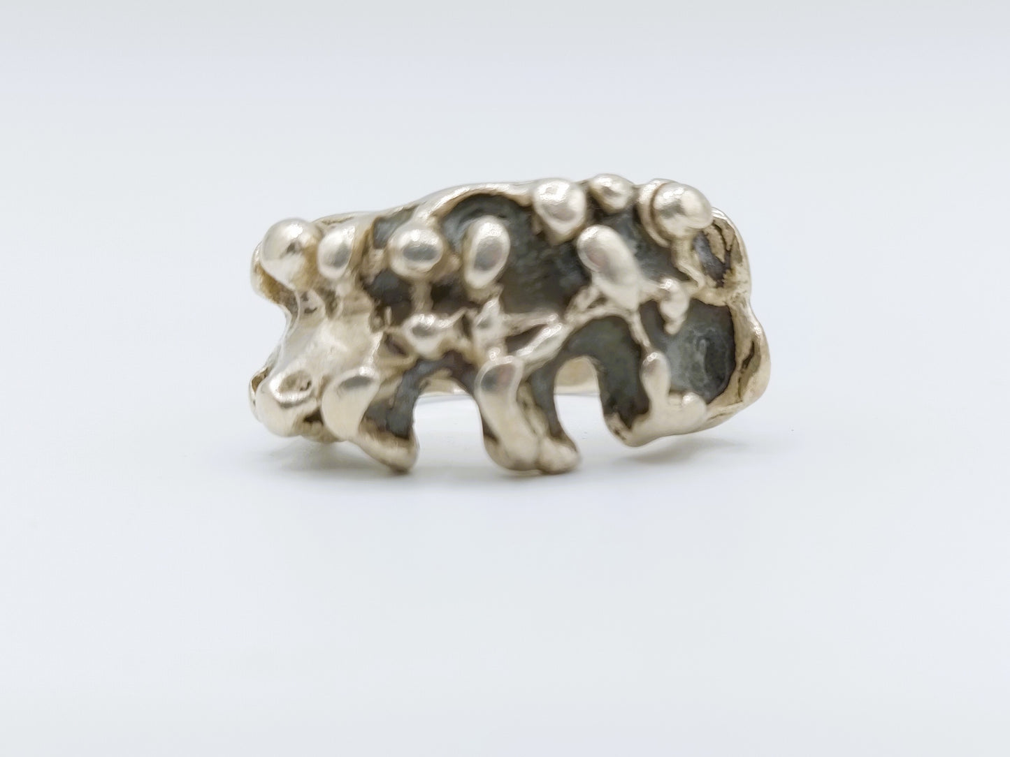 Silberner Designring, 20 mm