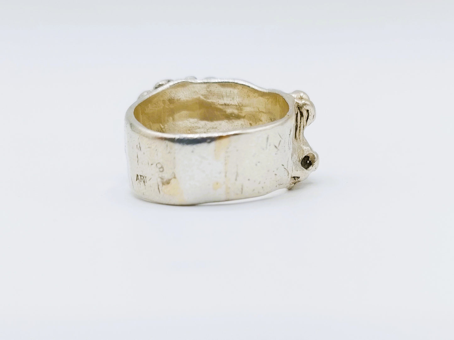 Silberner Designring, 20 mm