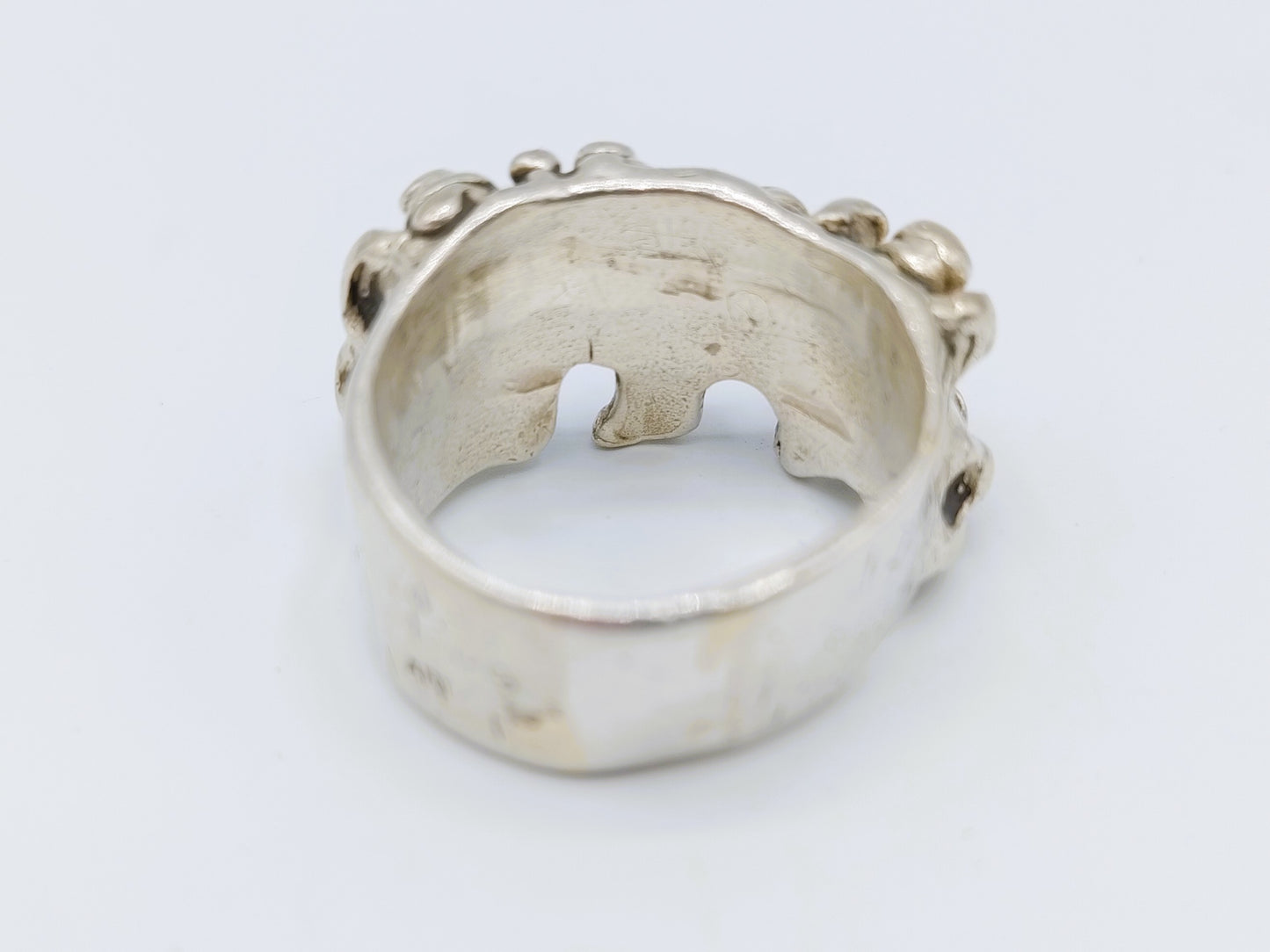 Silberner Designring, 20 mm