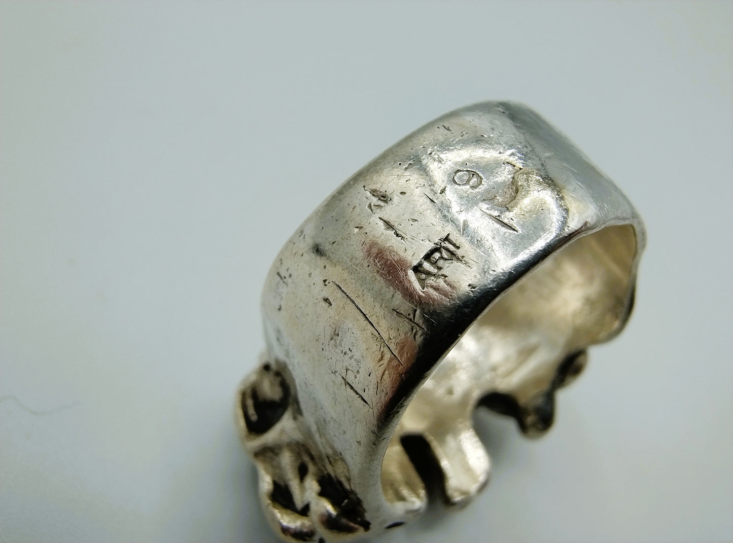 Silberner Designring, 20 mm