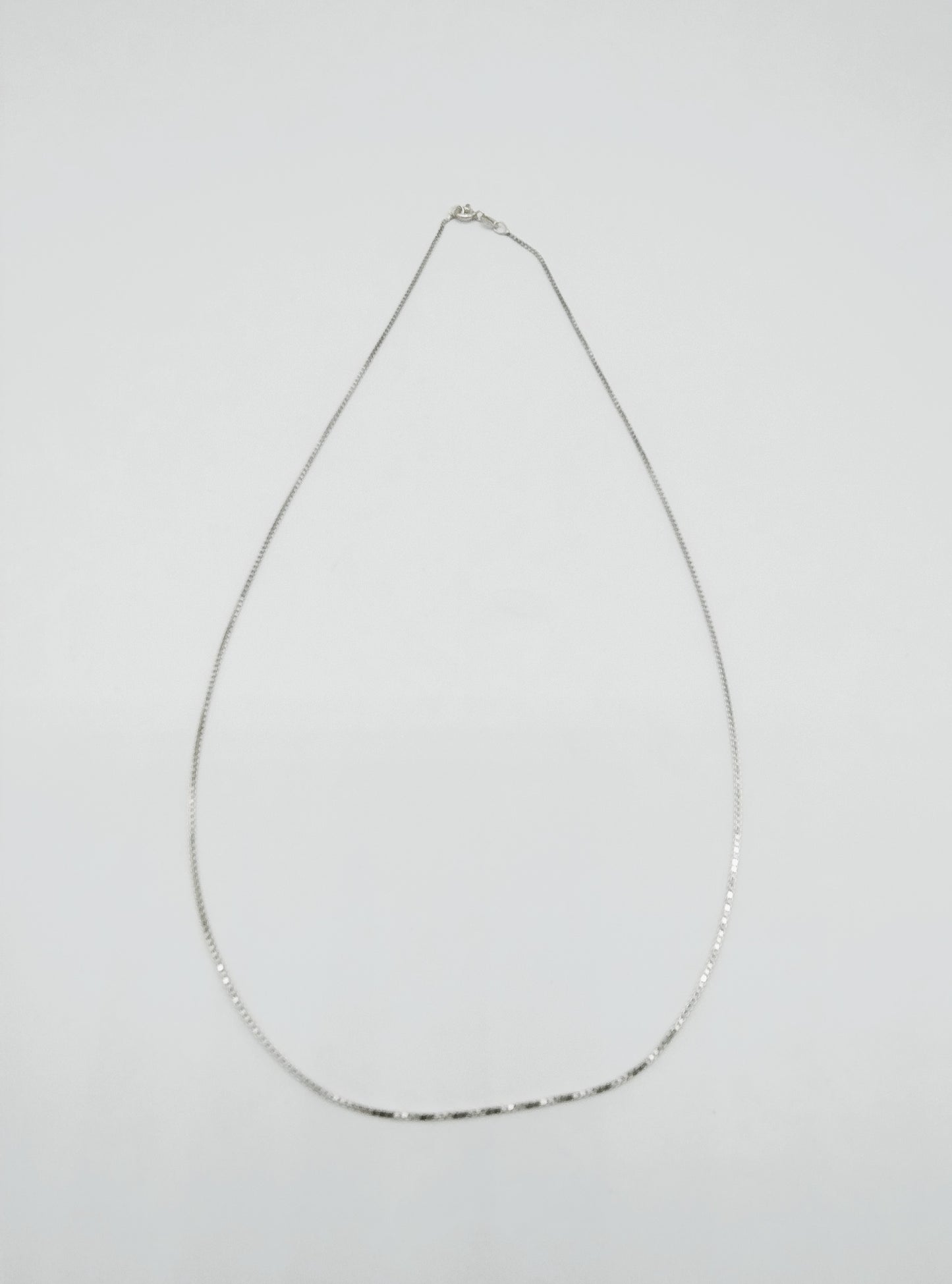 Zilveren venetiaans collier, 50 cm
