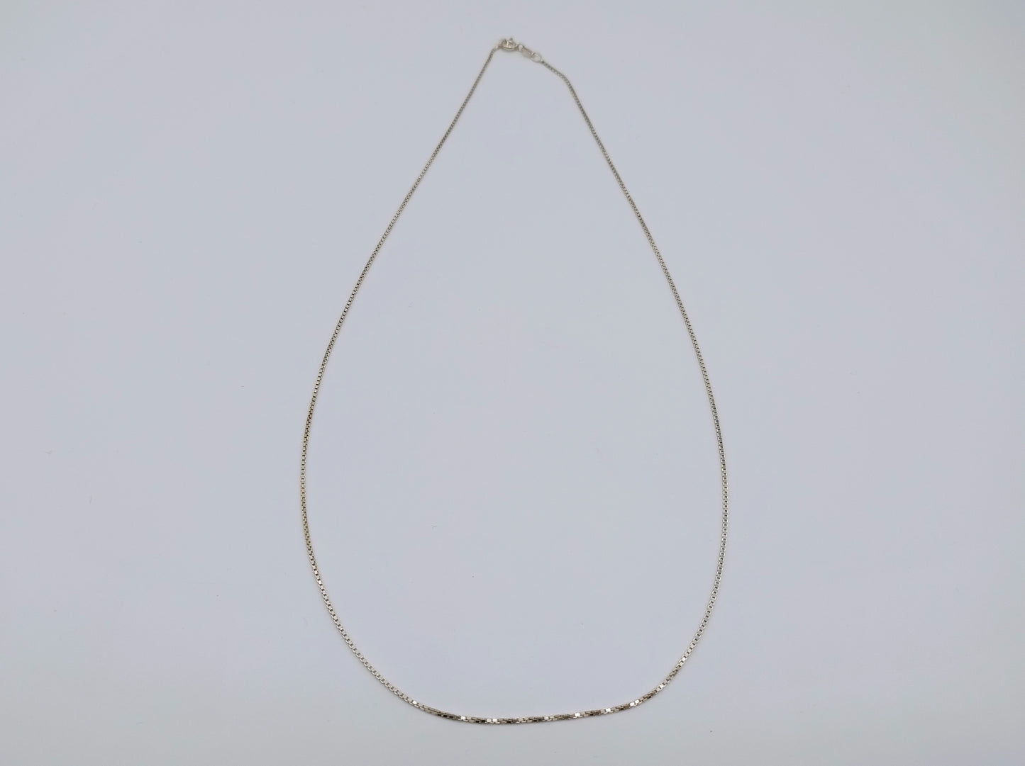 Zilveren venetiaans collier, 50 cm
