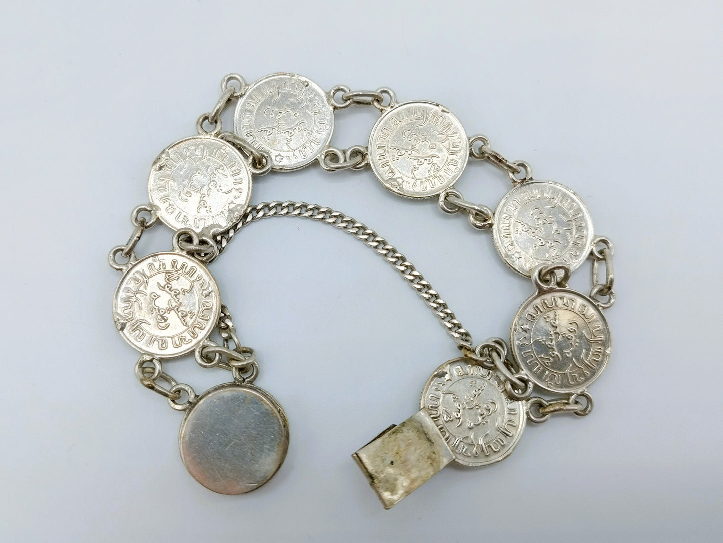 Zilveren armband, 1/10 guldens, Nederlands Indie, 1941