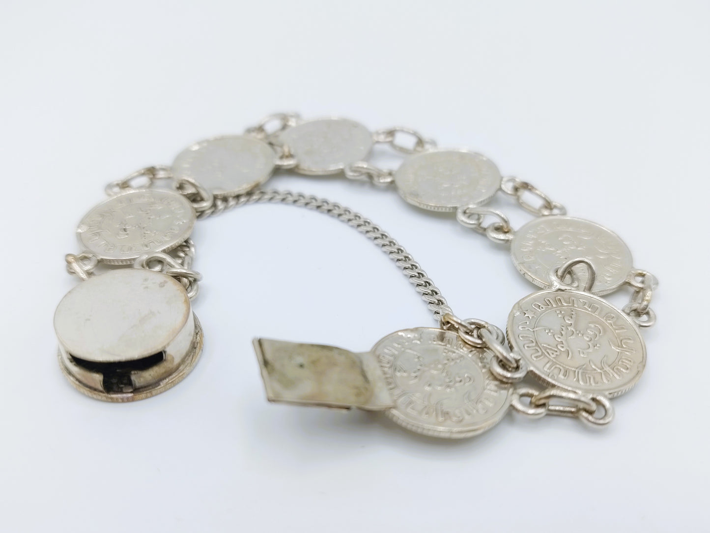 Zilveren armband, 1/10 guldens, Nederlands Indie, 1941