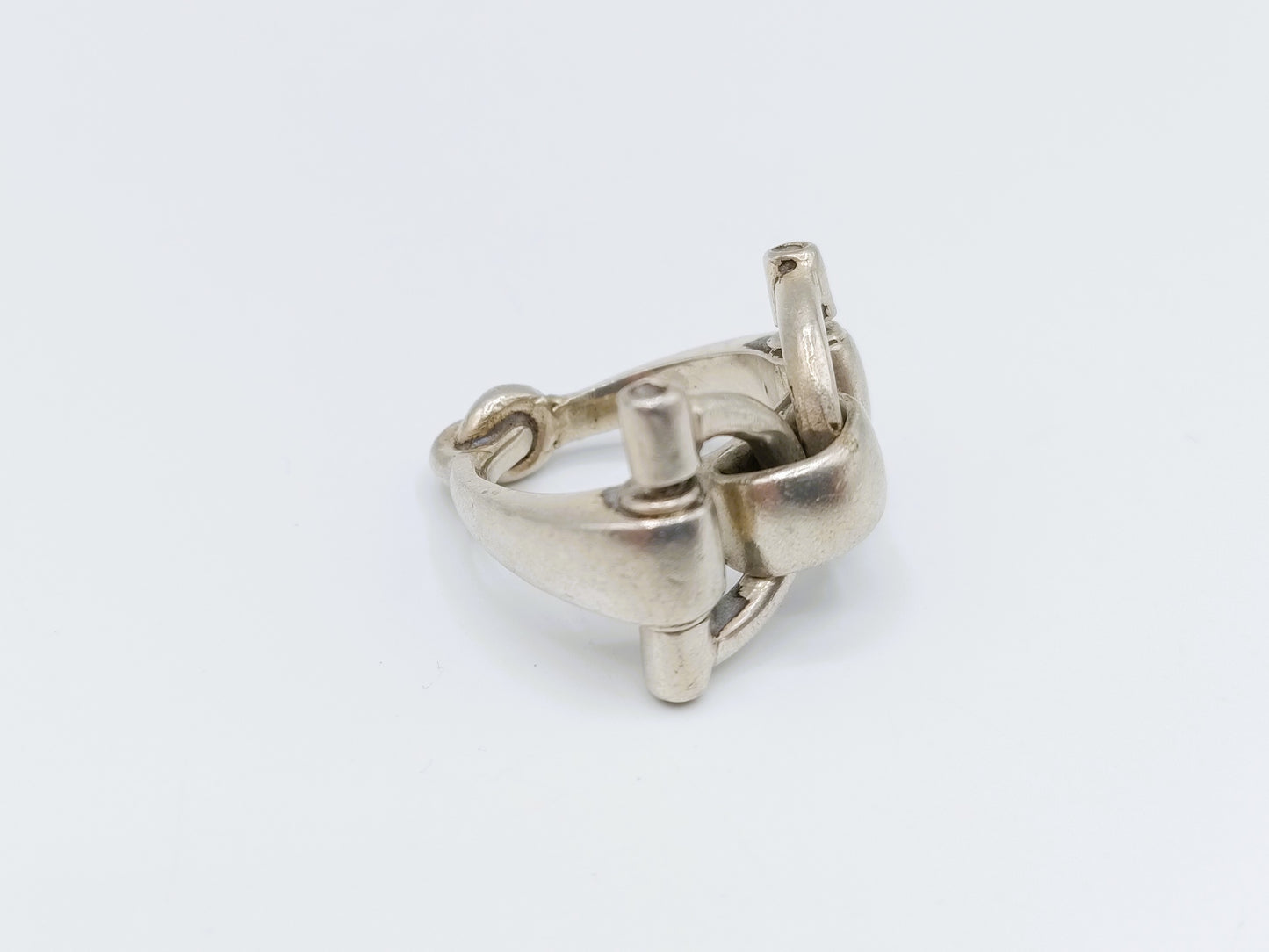 Zilveren fantasiering, paardenbit, 16 mm