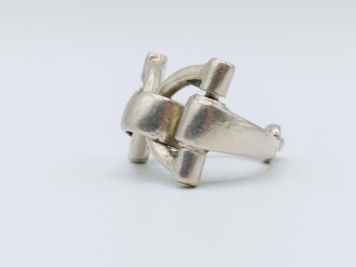Zilveren fantasiering, paardenbit, 16 mm