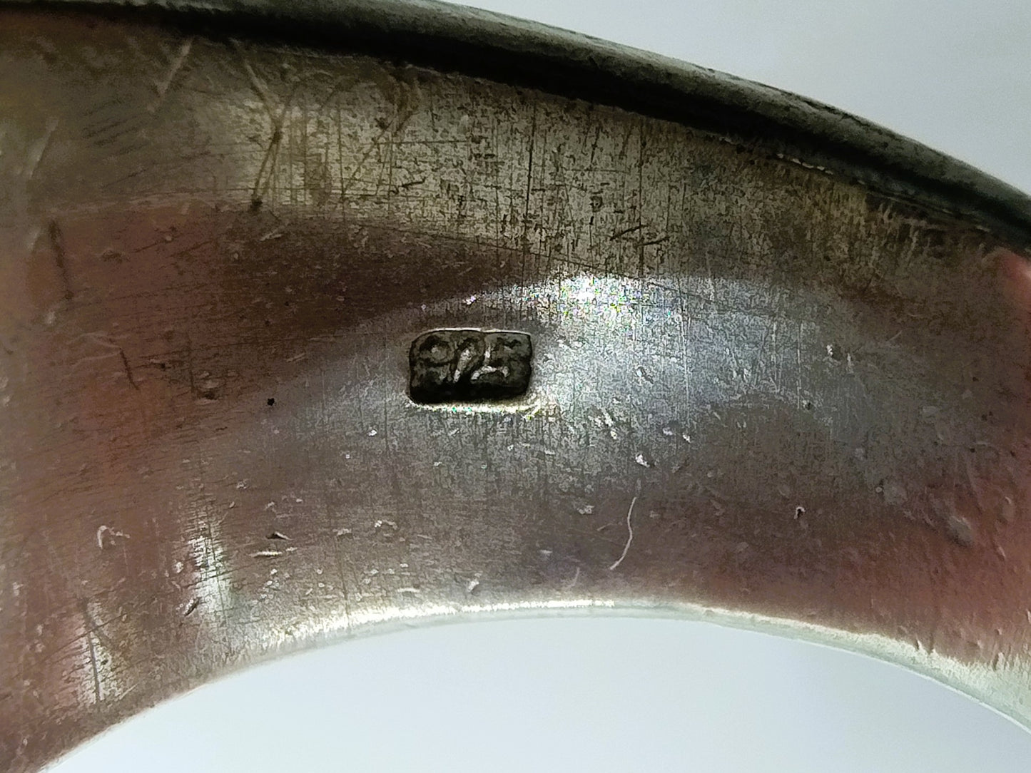 Zilveren ring met zirkonia's, 925, 19 mm