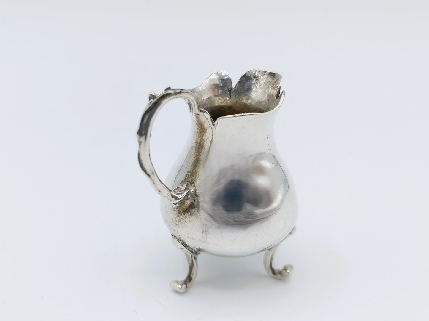 Zilveren miniatuur melkkan, Pieter van Somerwil II, Amsterdam, 1768