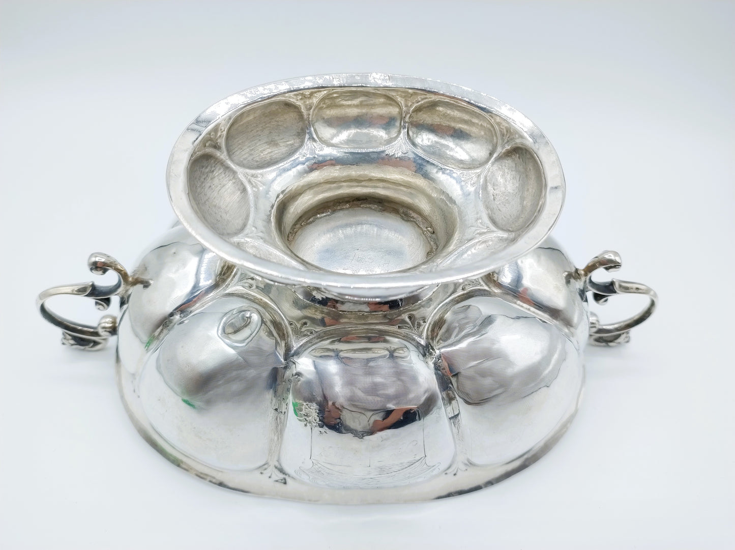 Silberne Branntweinschale, W. Sevensteern, Groningen, 1695