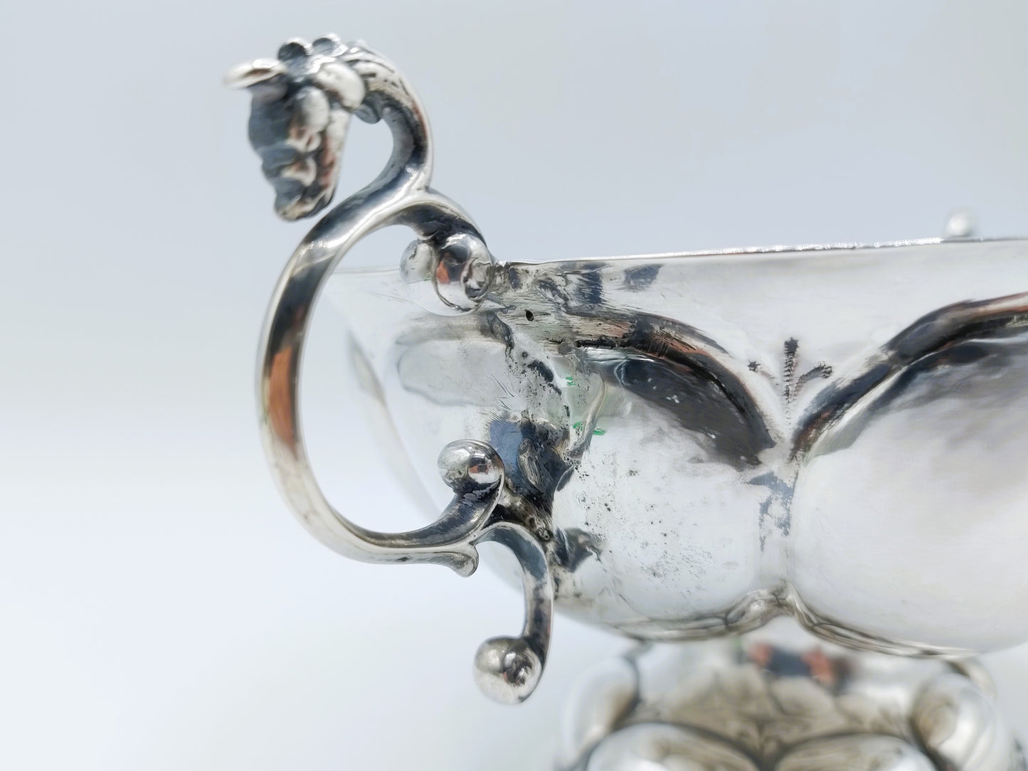 Silberne Branntweinschale, W. Sevensteern, Groningen, 1695