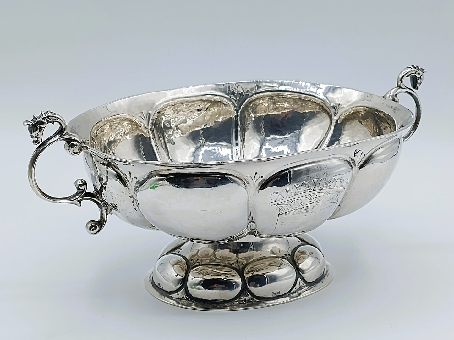 Silberne Branntweinschale, W. Sevensteern, Groningen, 1695