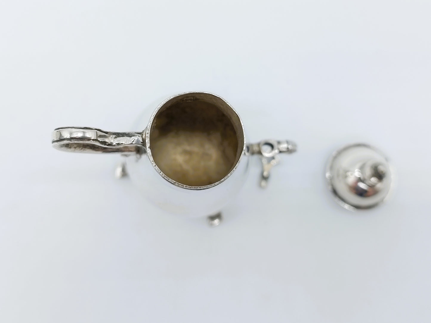 Zilveren miniatuur kraantjeskan, F. van Strant II, Amsterdam, 1739
