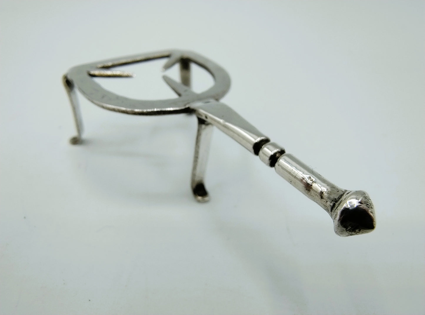 Zilveren miniatuur treeft, P. Snijder, Haarlem, 1732