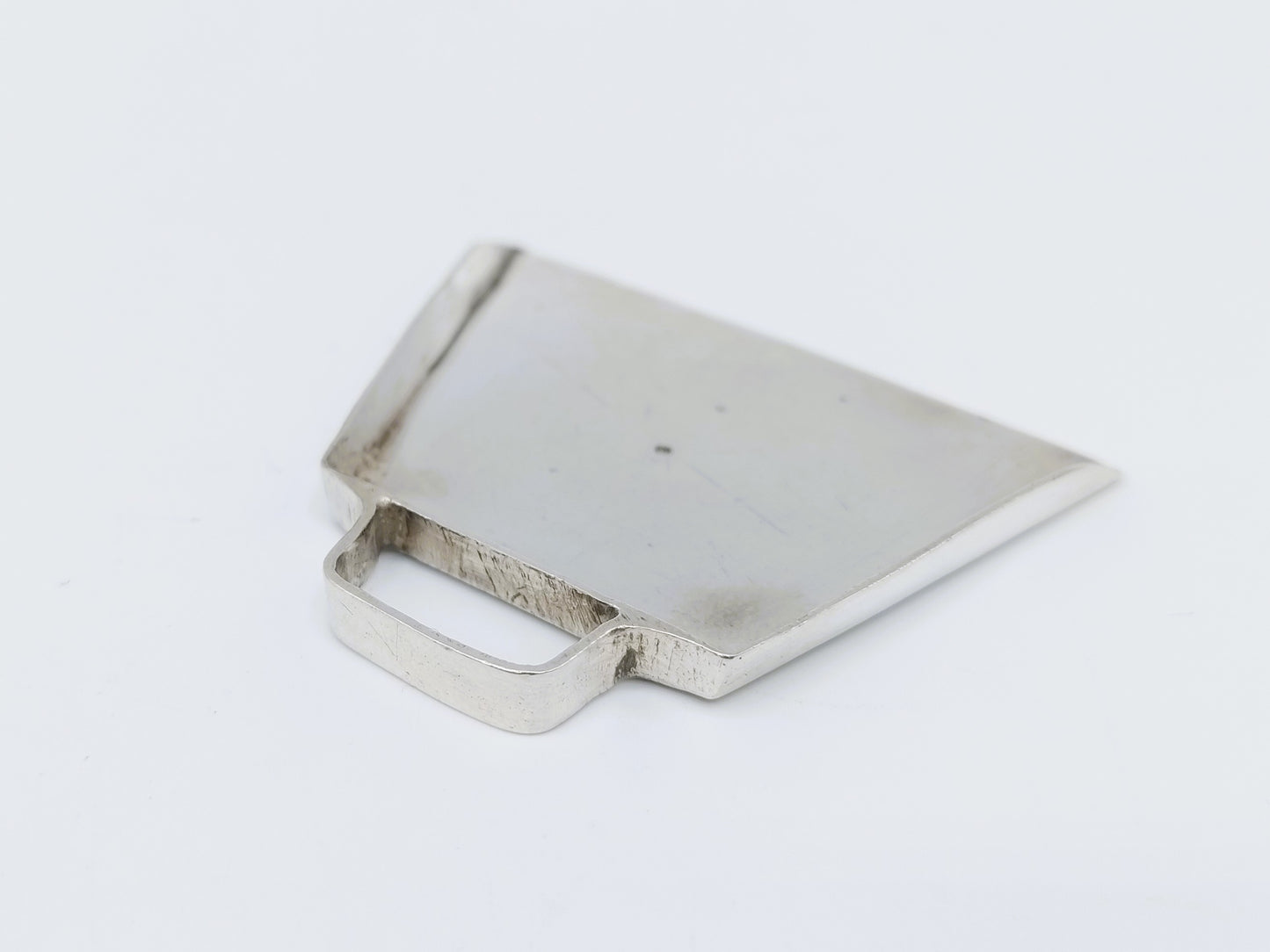 Zilveren miniatuur stofblik, A. van der Hoeff, Haarlem, ca. 1720