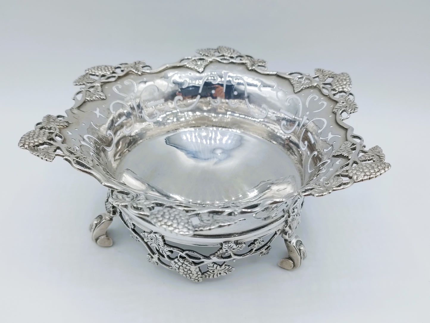 Silberne Schale aus einem Pfeifenbrenner, S. Schiff, Nijmegen, 1788