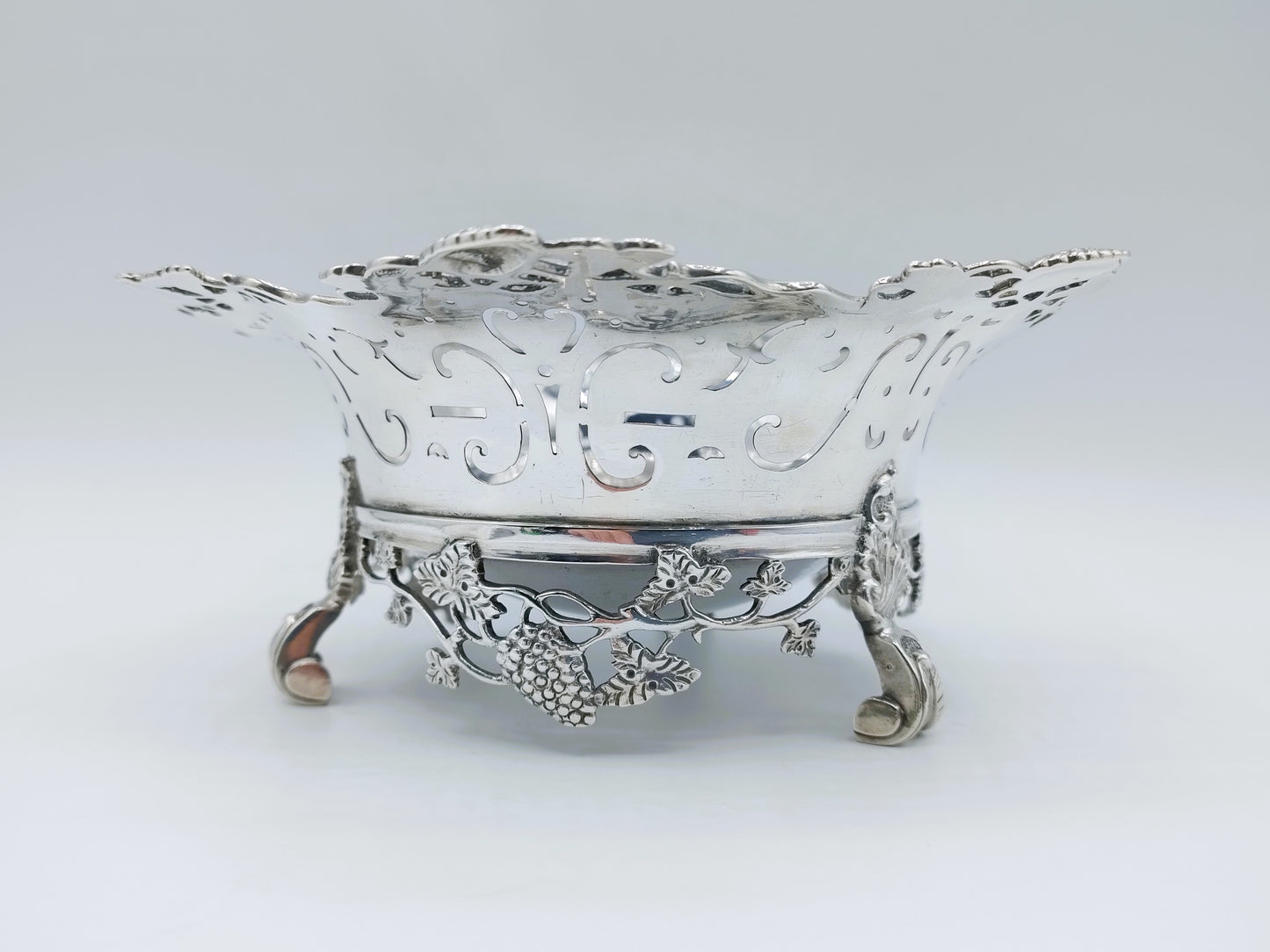 Silberne Schale aus einem Pfeifenbrenner, S. Schiff, Nijmegen, 1788