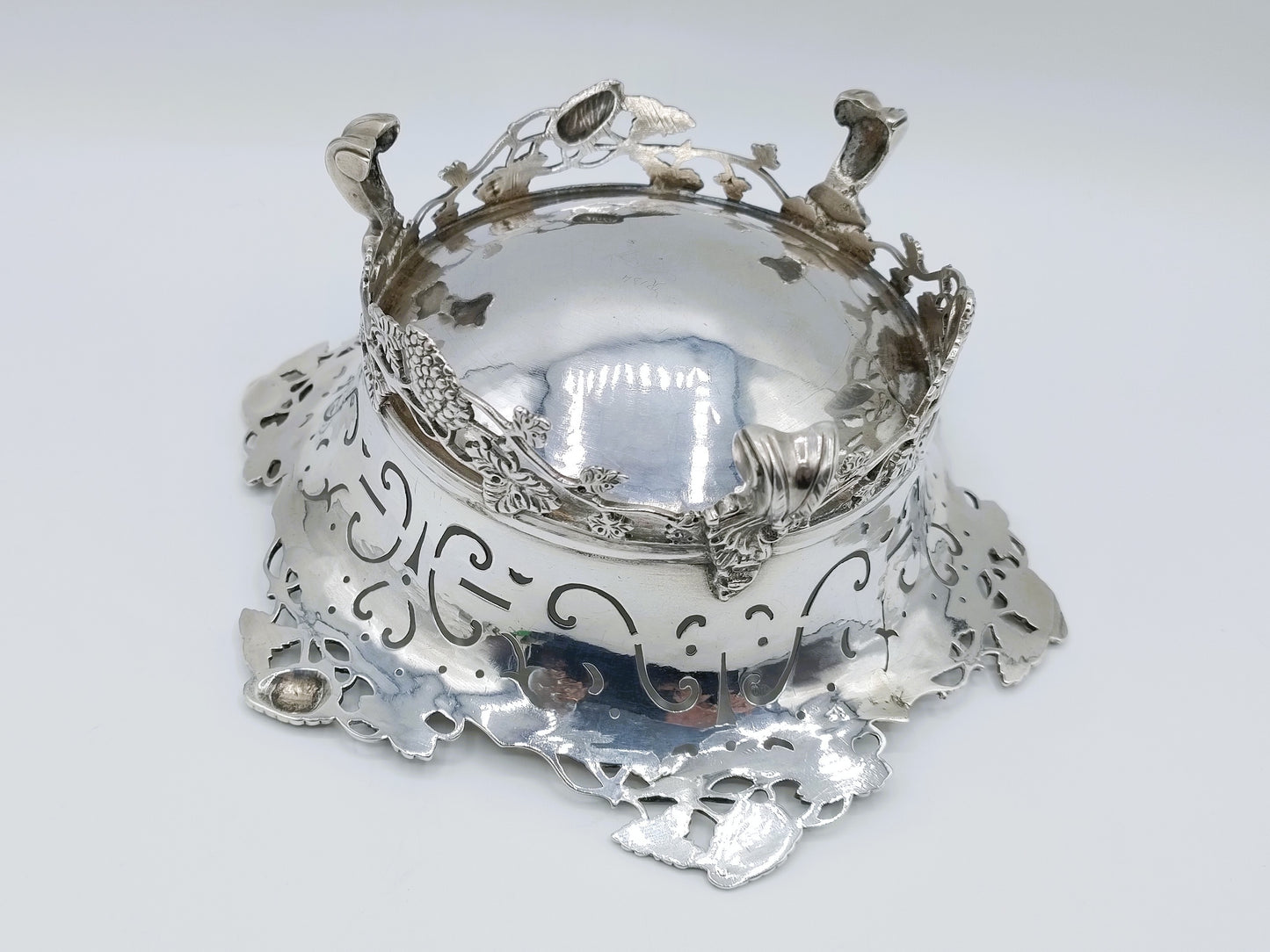 Silberne Schale aus einem Pfeifenbrenner, S. Schiff, Nijmegen, 1788