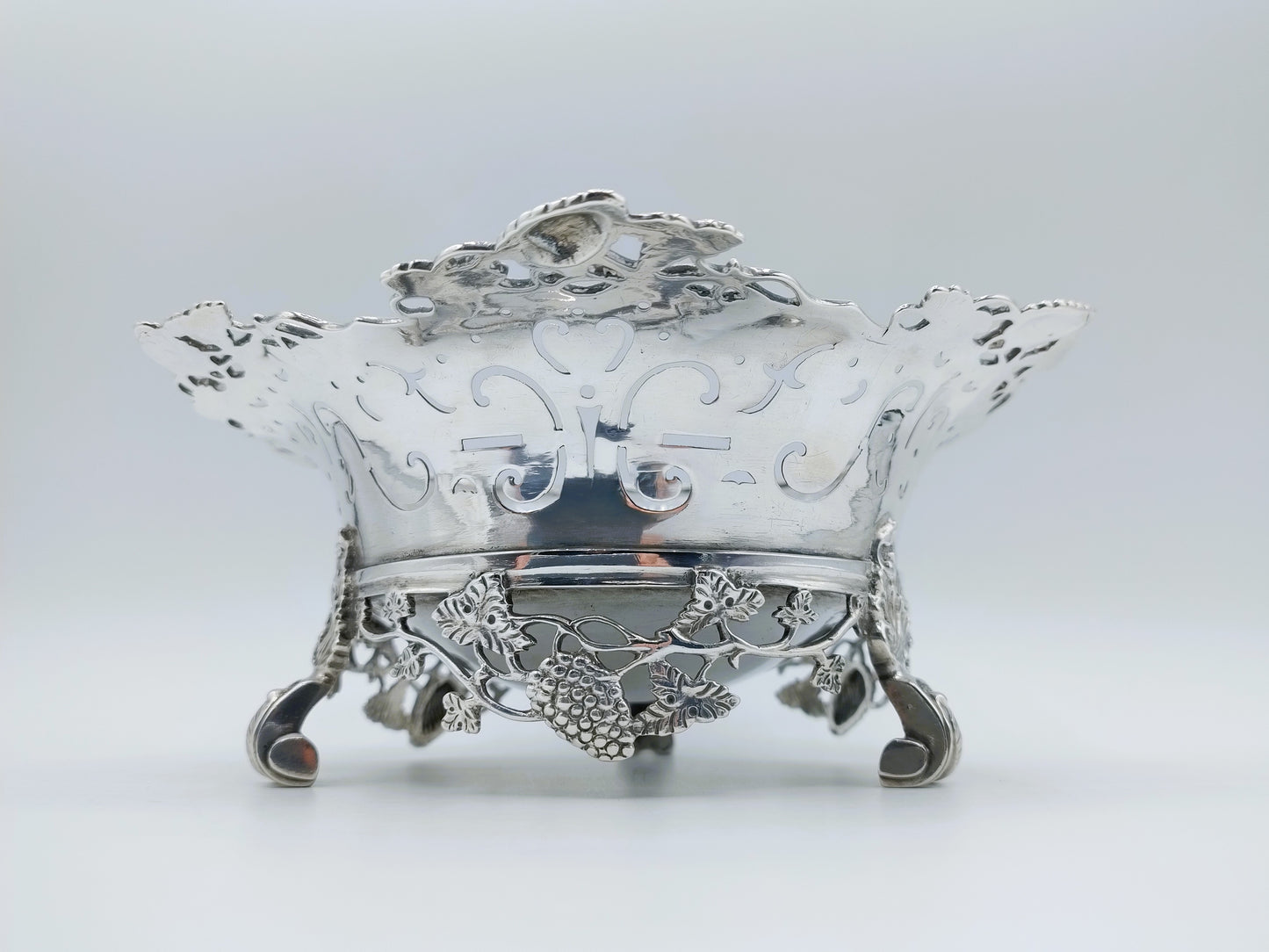 Silberne Schale aus einem Pfeifenbrenner, S. Schiff, Nijmegen, 1788