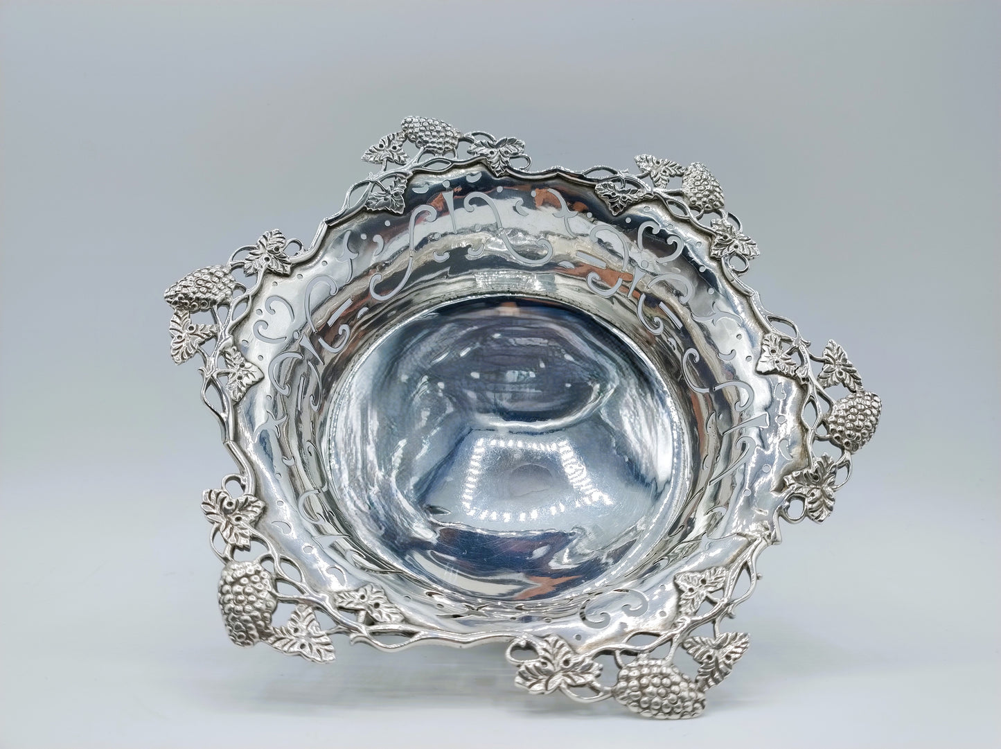 Silberne Schale aus einem Pfeifenbrenner, S. Schiff, Nijmegen, 1788