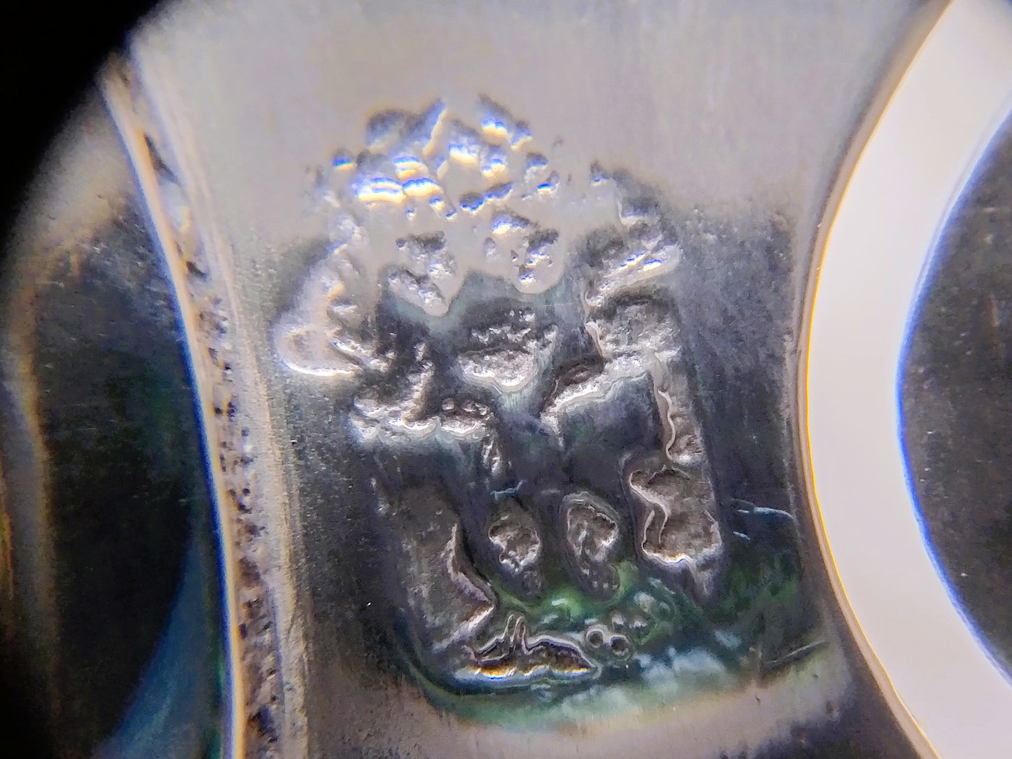 Silberne Schale aus einem Pfeifenbrenner, S. Schiff, Nijmegen, 1788