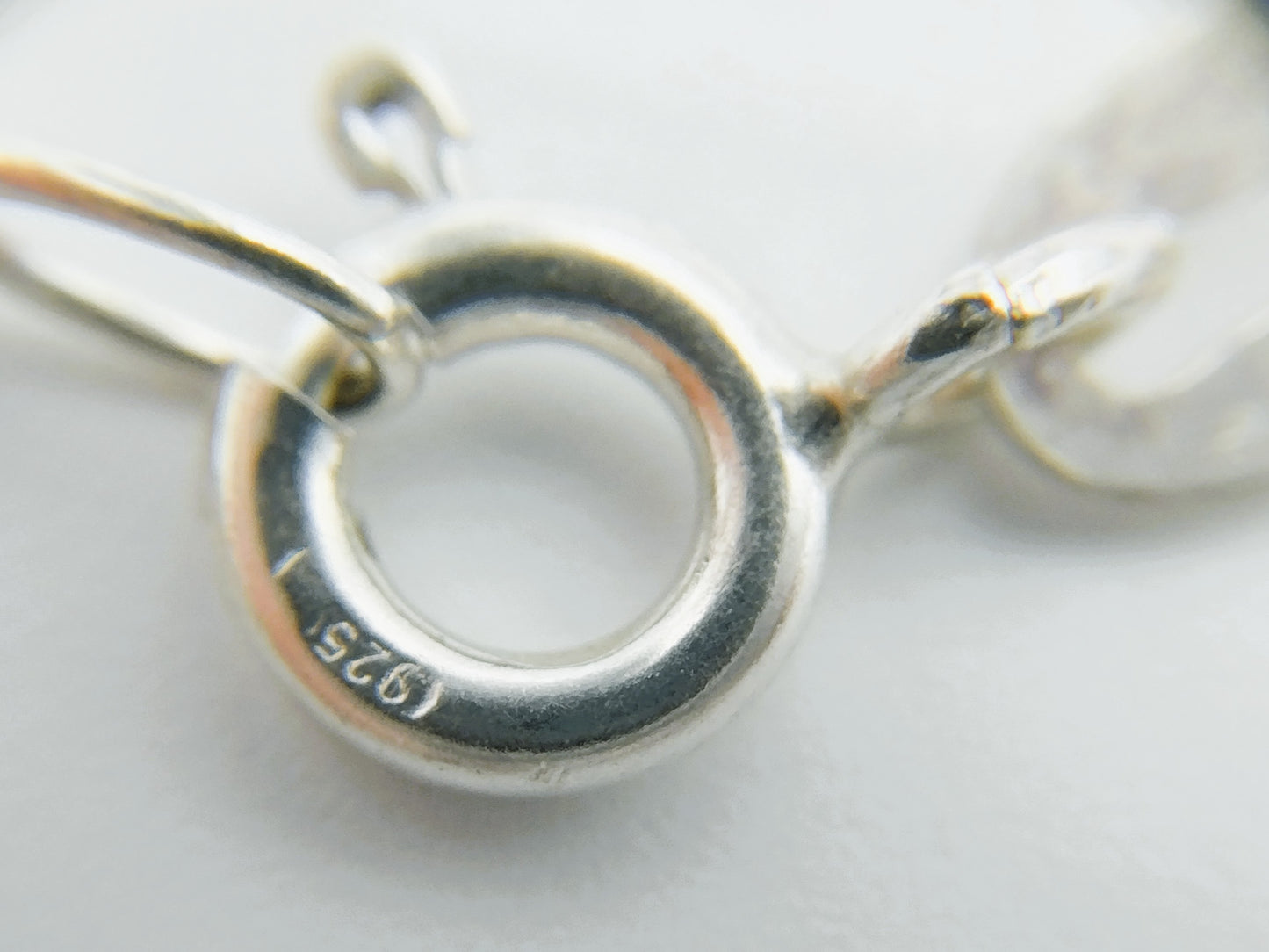 Zilveren venetiaans collier, 45 cm
