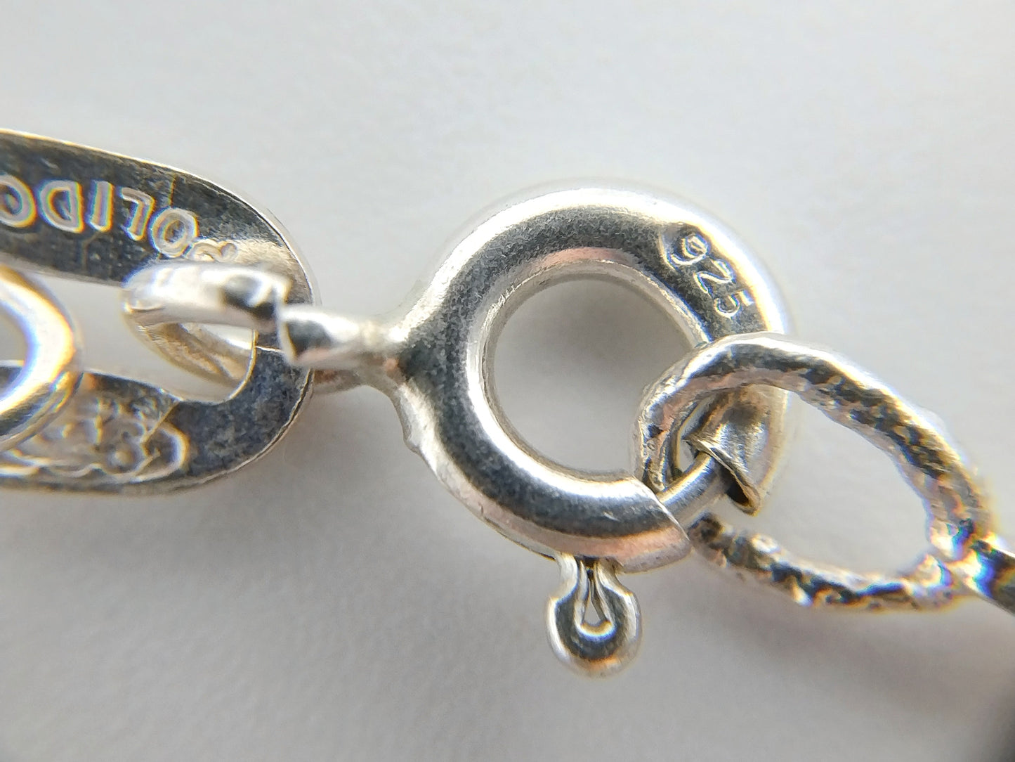 Zilveren venetiaans collier, 45 cm
