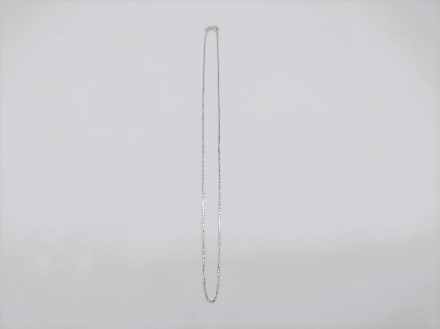 Zilveren venetiaans collier, 45 cm