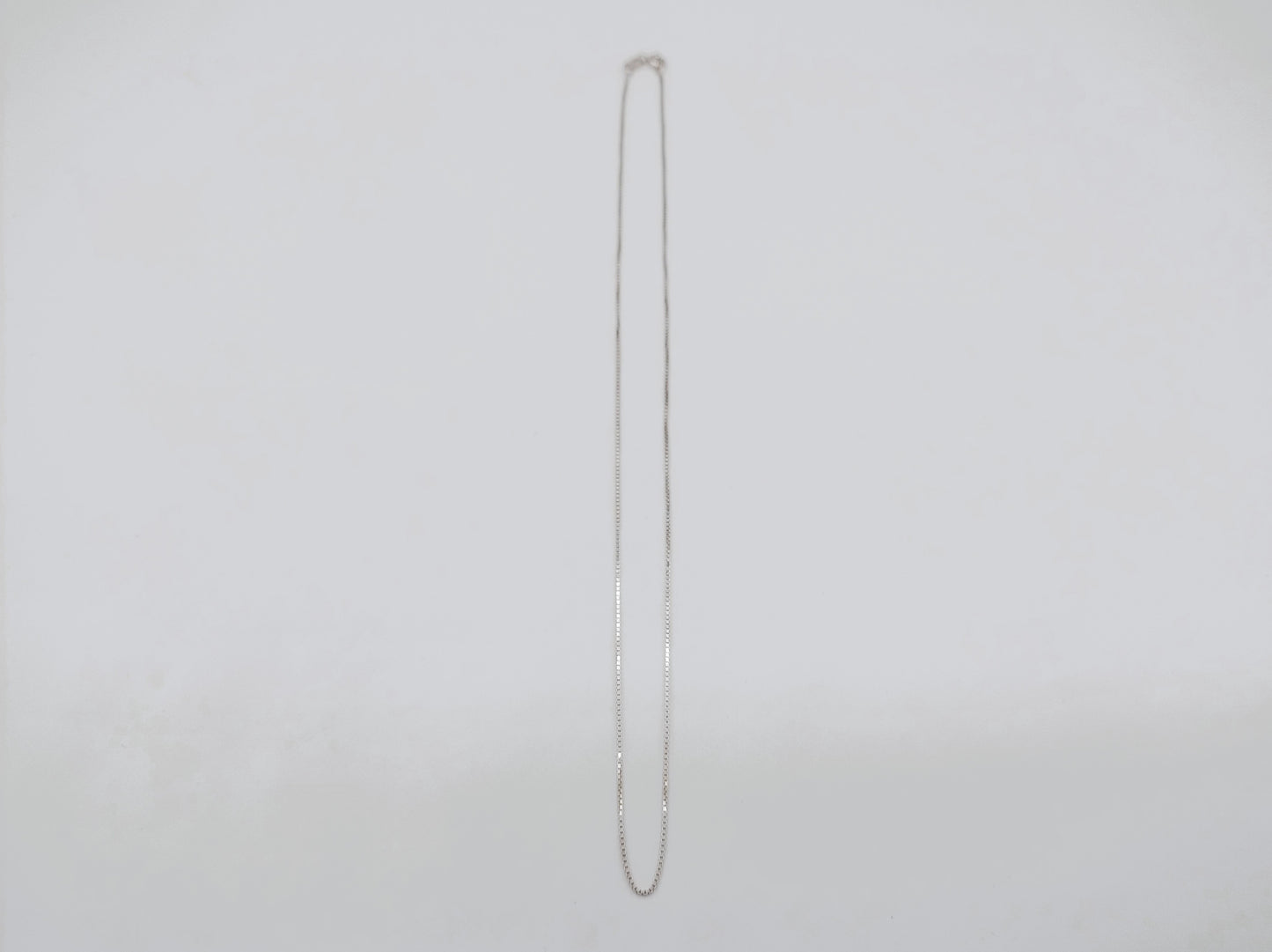 Zilveren venetiaans collier, 42 cm