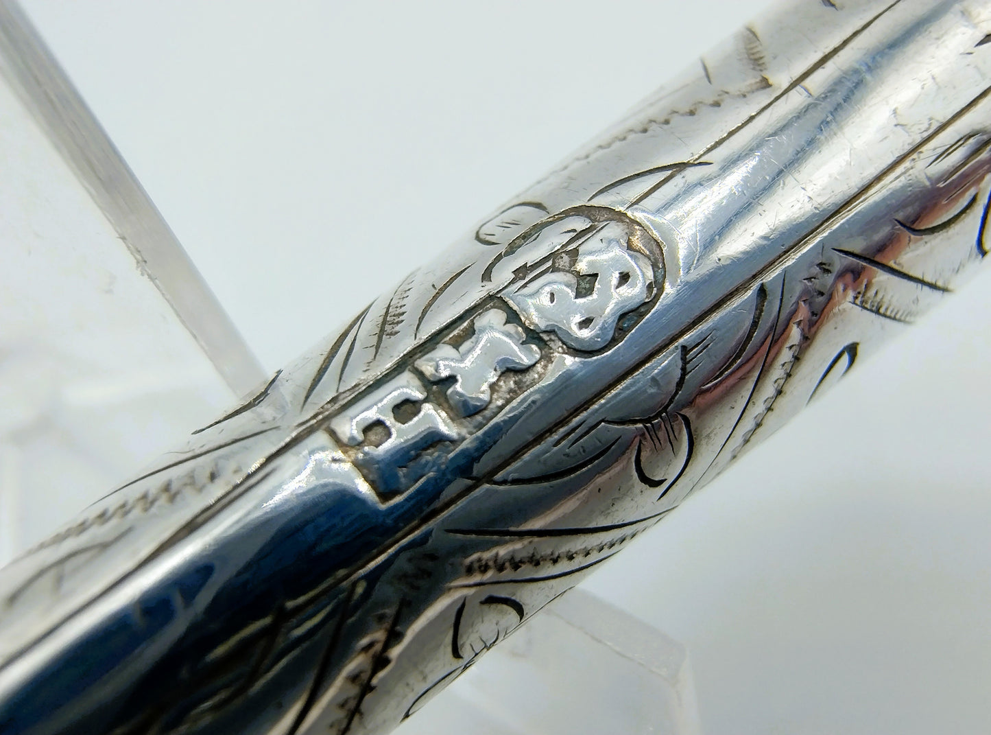 Silberner Messergriff mit Stahlklinge, Middelburg, 1771