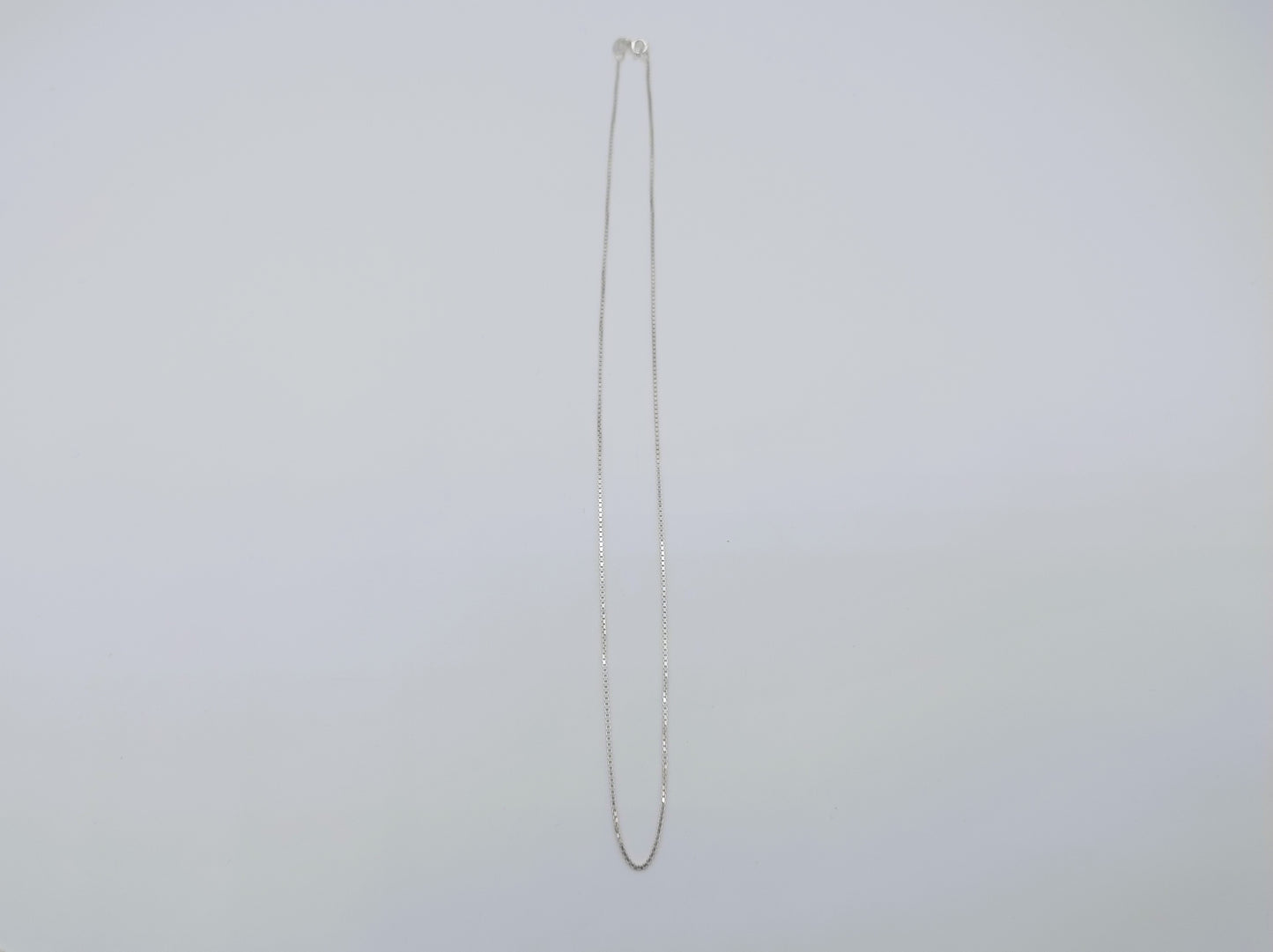 Zilveren venetiaans collier, 45 cm