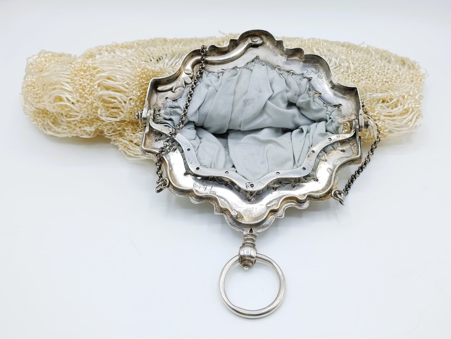 Zilveren tasbeugel, H. van Geelen, Schoonhoven, 1768