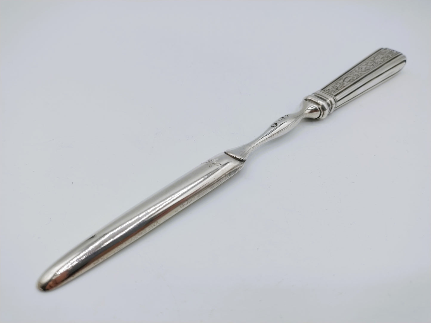 Zilveren mergboor, J. Lintveld Sr, Amsterdam, 1844