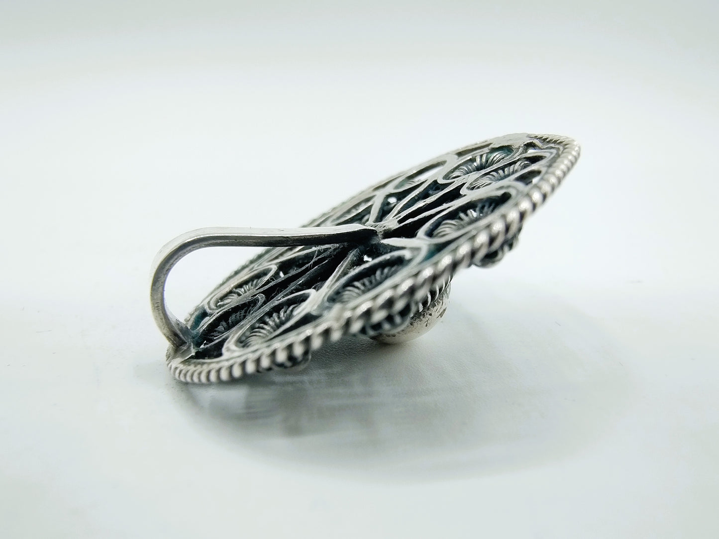 Zilveren Zeeuwse knop hanger