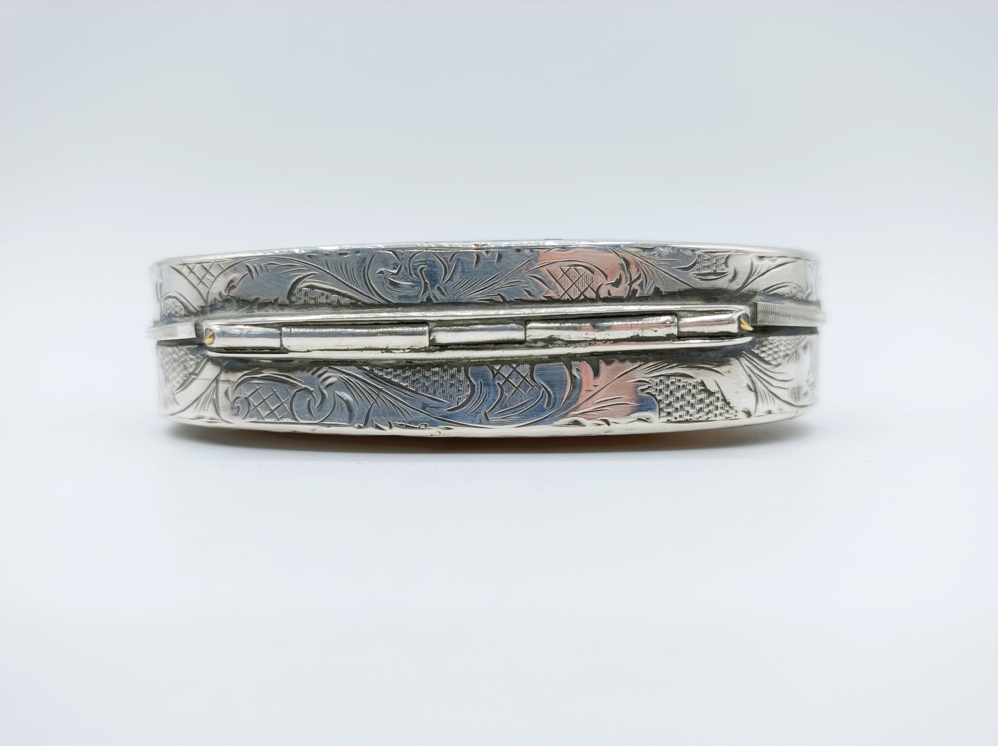 Hollandse zilveren snuifdoos met parelmoer, ca. 1800