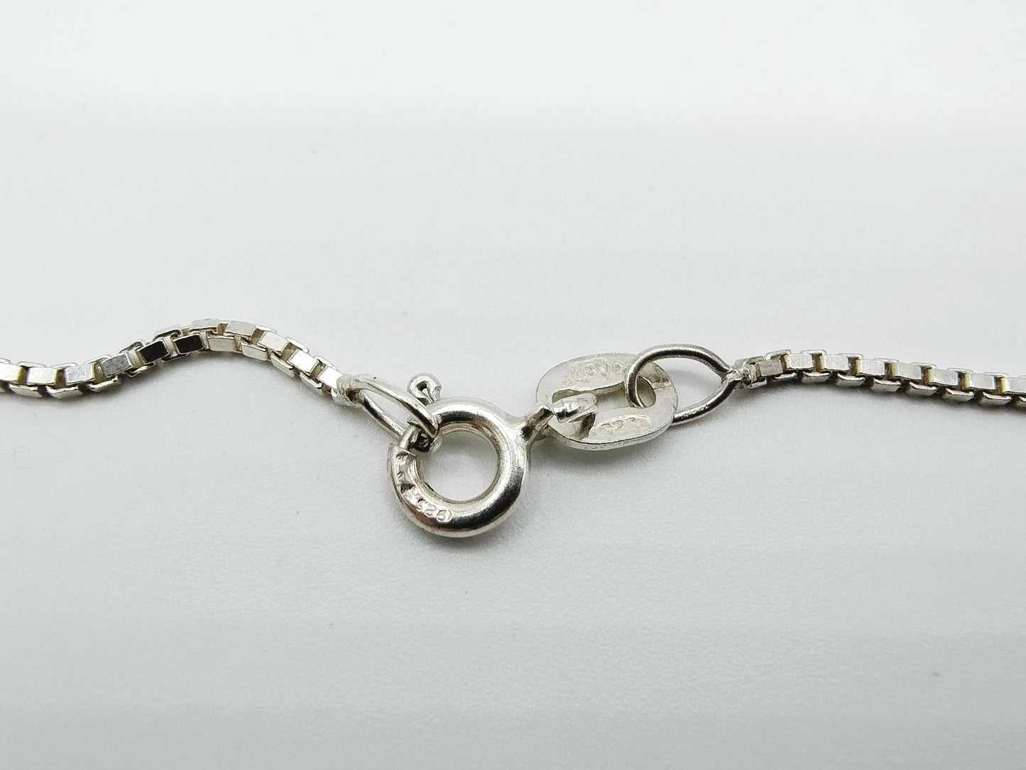 Zilveren venetiaans collier, 50 cm