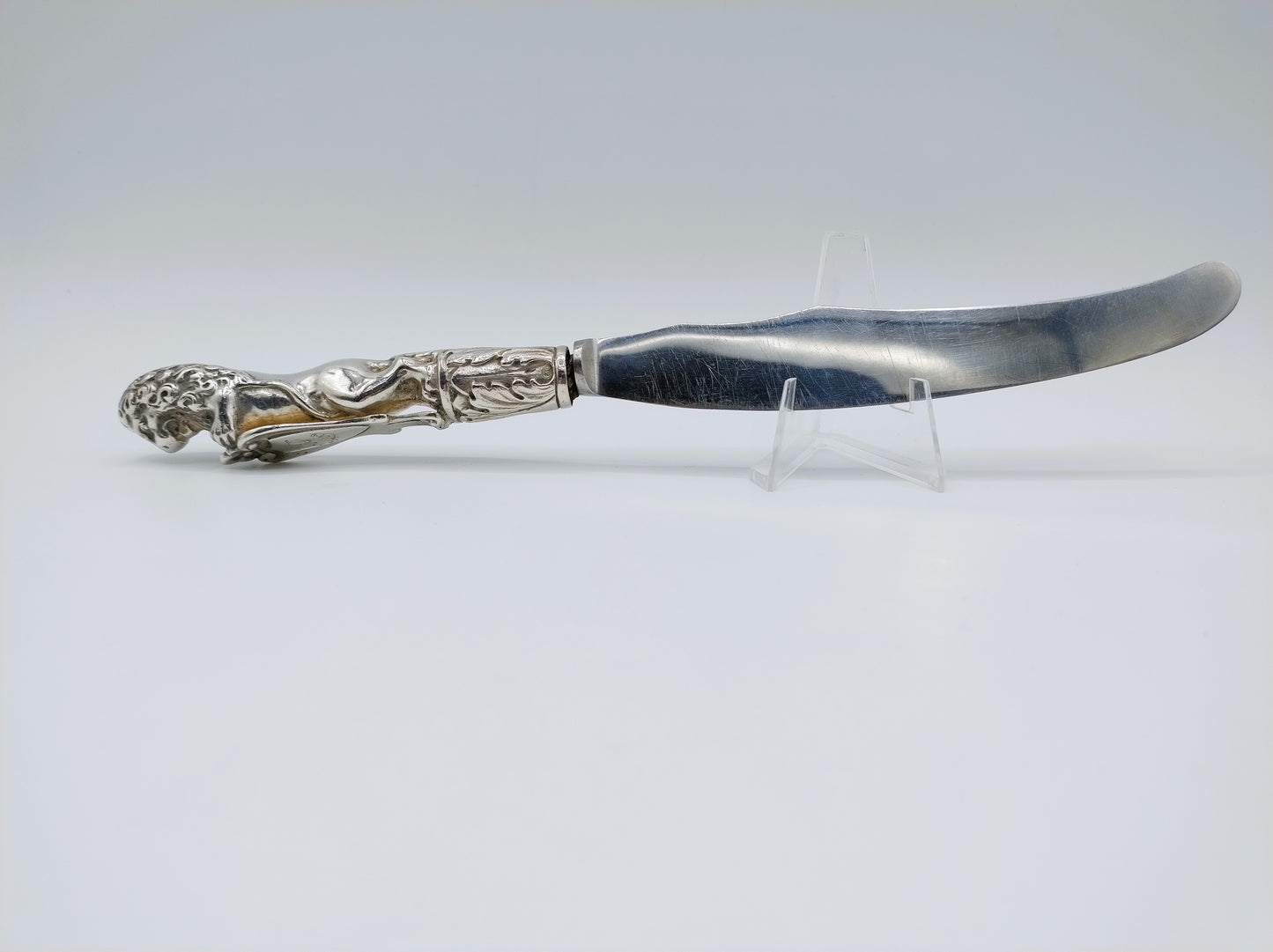 Zilveren mesheft met lemmet, B.W. van Eldik, Zutphen, ca. 1925